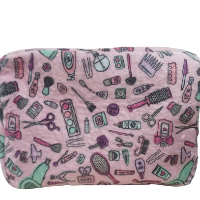 Large Plush Pouch - Makeup