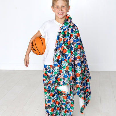Plush Blanket - Play Ball