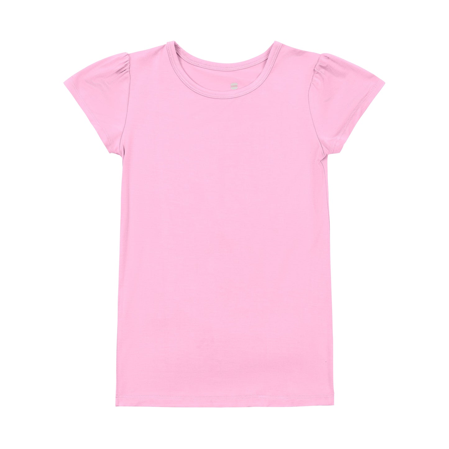 Little Girls Cap Sleeve Tee - PINK LEMONADE