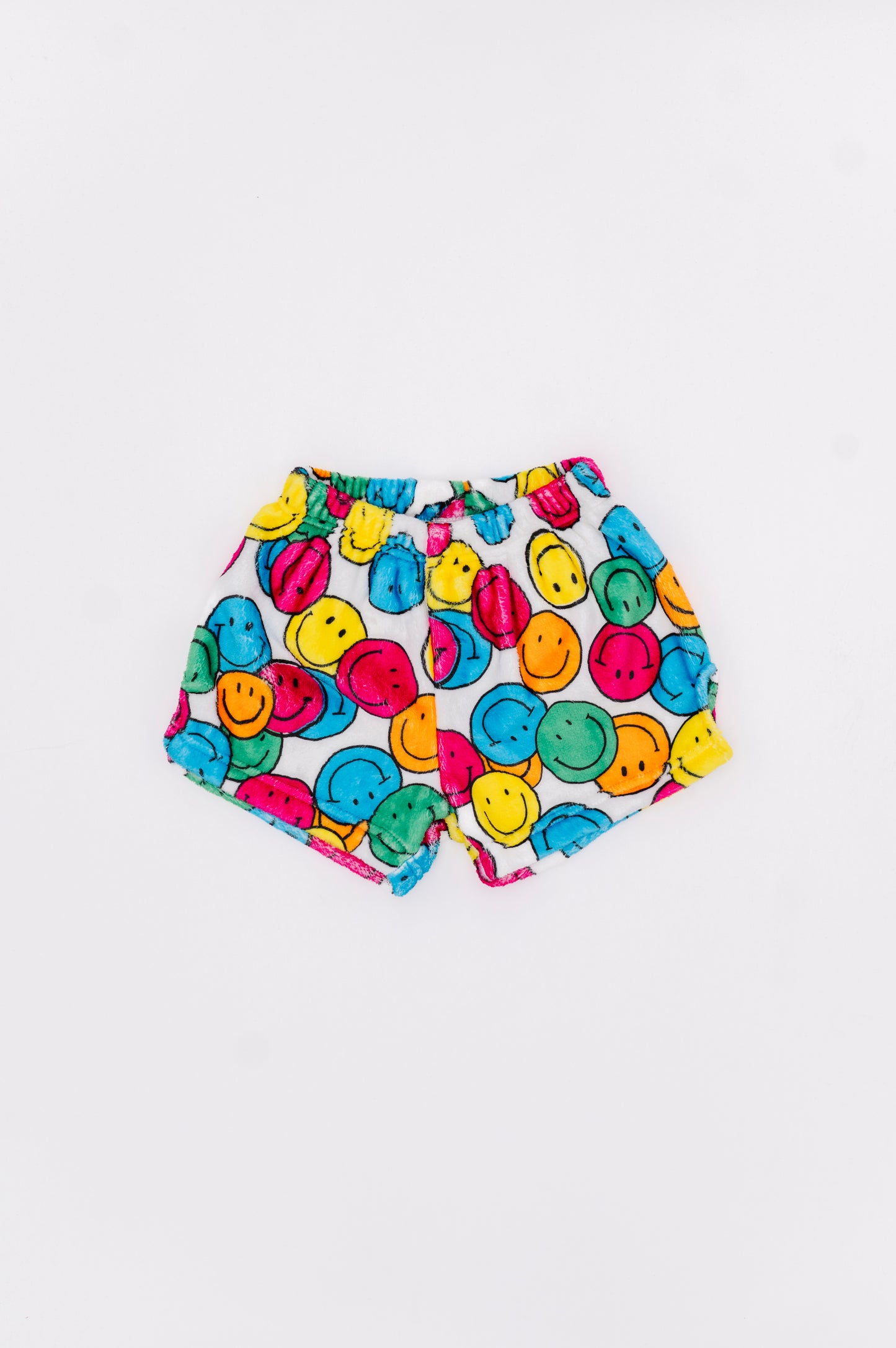Plush Shorts-Jumbo Smiles