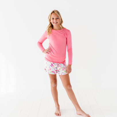 Plush Shorts-Gingerbread Houses