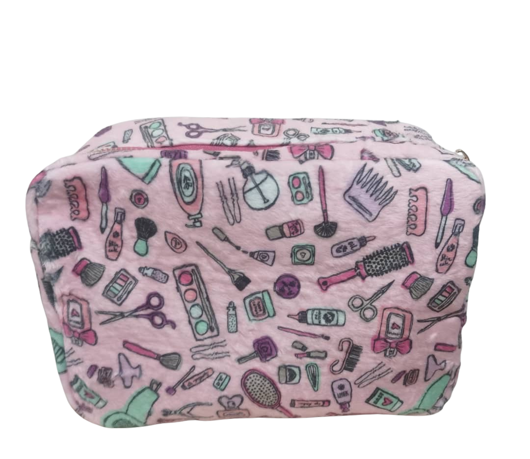 Large Plush Pouch - Makeup