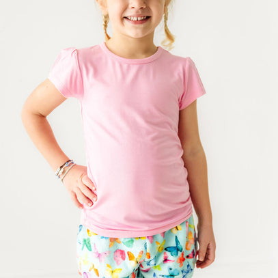 Plush Shorts-Butterflies