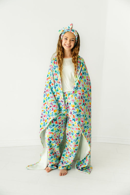 Plush Blanket - Butterflies