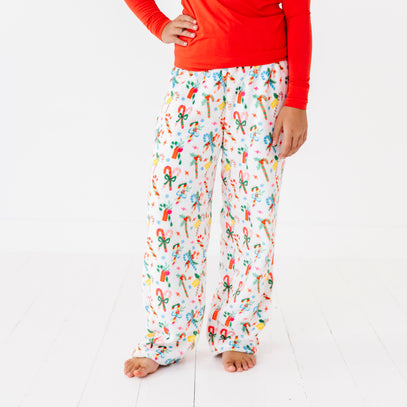 Plush Pants-Candy Canes