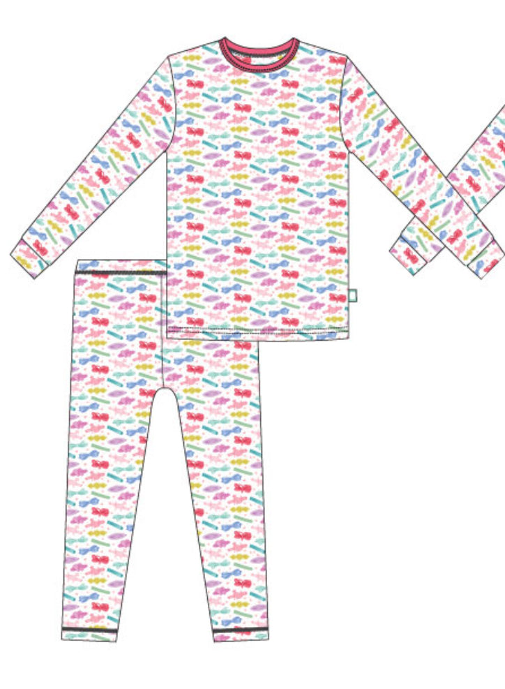 Barrettes Long Sleeve Jammies Set
