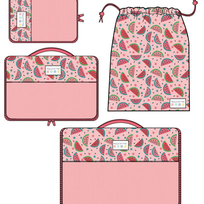 4 Piece Packing Cube - Watermelon