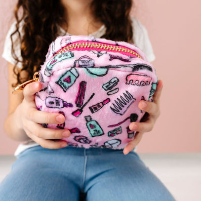 Small Plush Pouch - Makeup