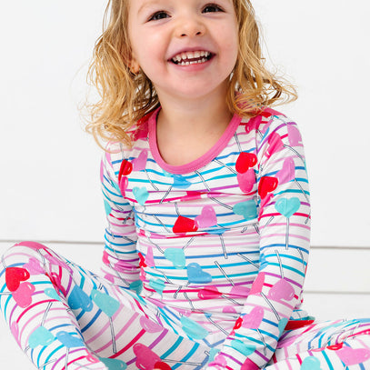 Lollipop Hearts Long Sleeve Jammies Set