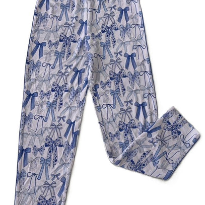 Tween Kellyanne's Bows Button Down PJ's