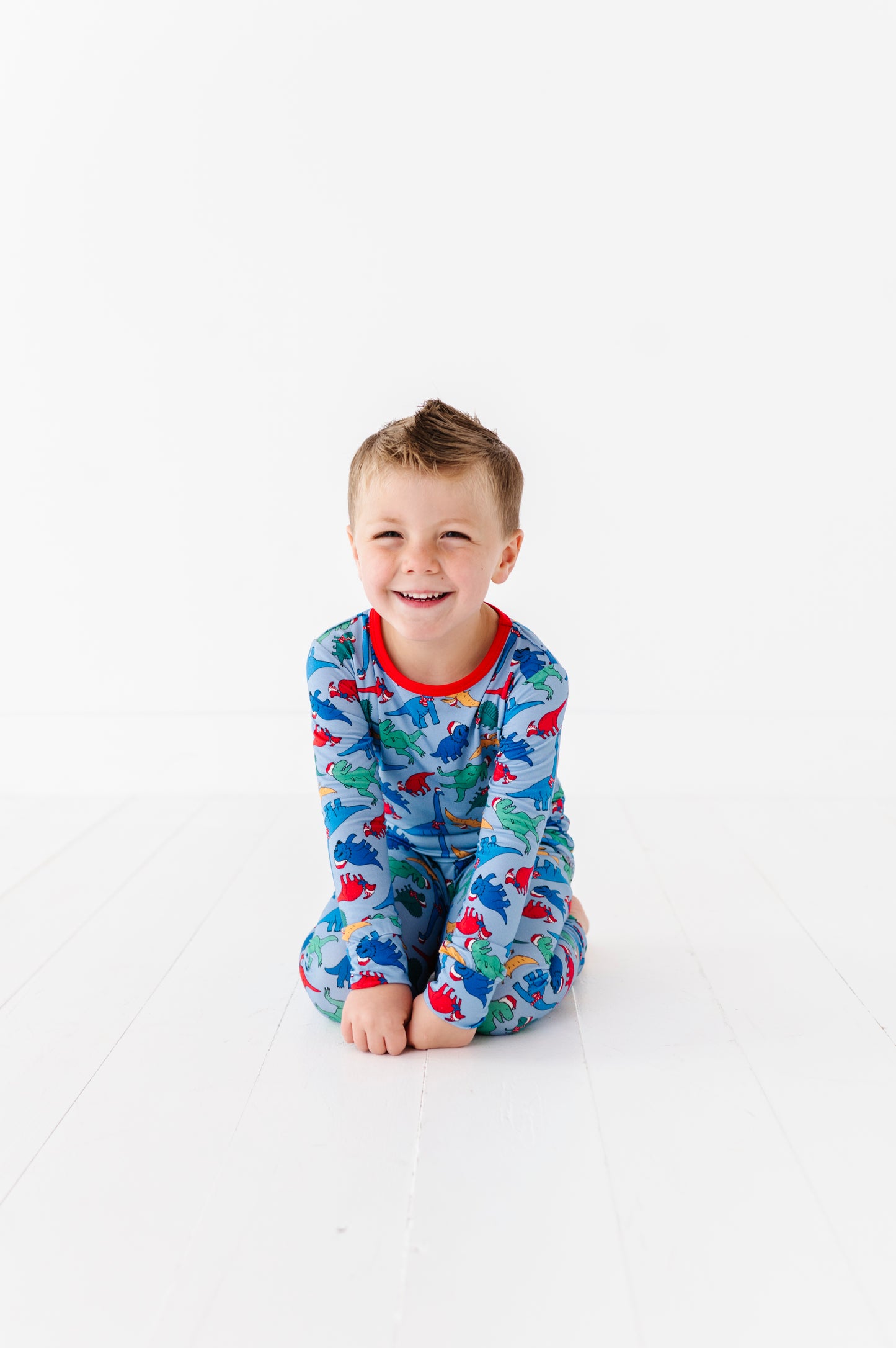 Festive Dinos Long Sleeve Jammies Set