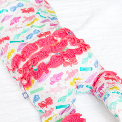 Barrettes Ruffle Footie