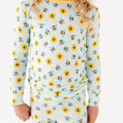 Honey Bees Long Sleeve Jammies Set