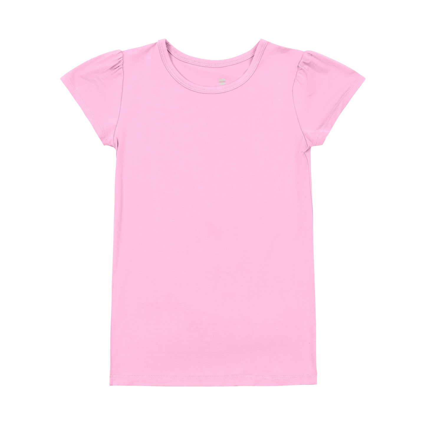 Little Girls Cap Sleeve Tee - PINK LEMONADE