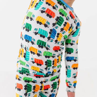 Trash Trucks Long Sleeve Jammies Set
