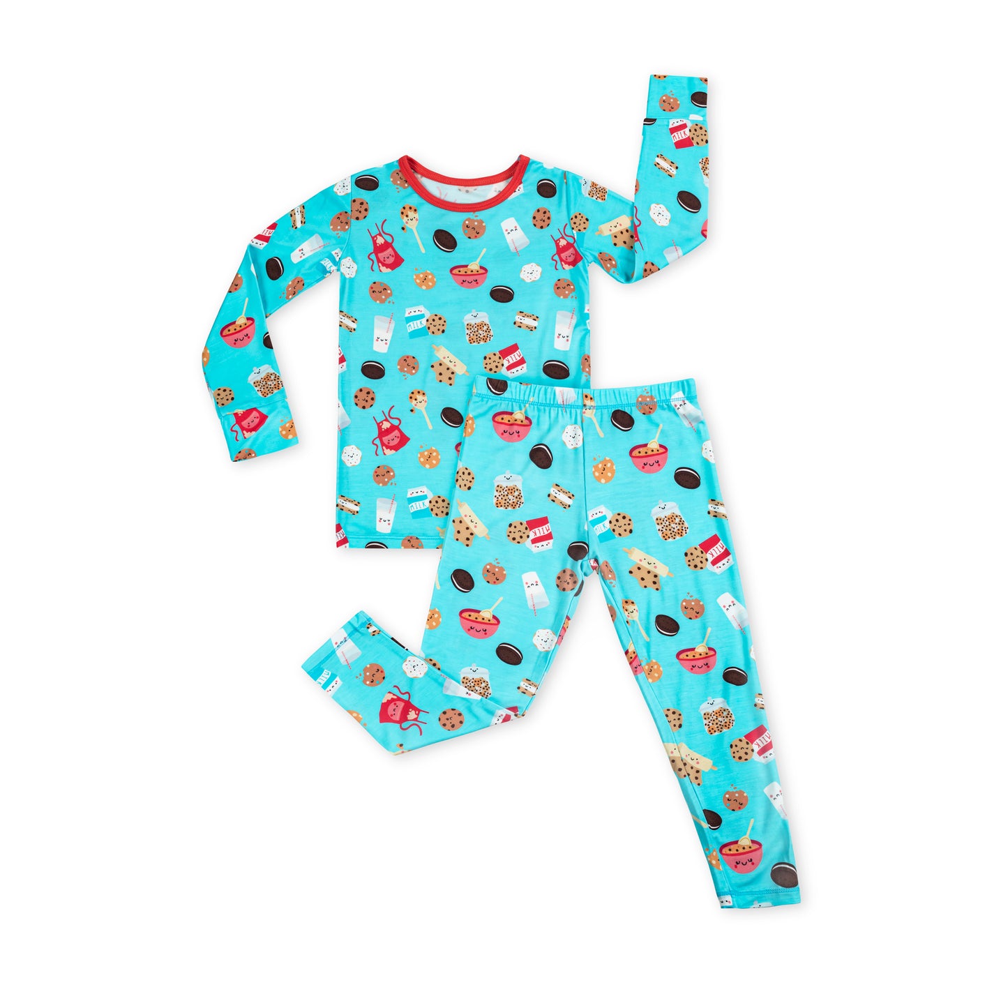 Milk & Cookies Long Sleeve Jammies Set