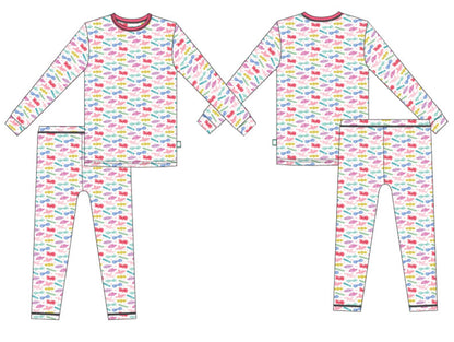 Barrettes Long Sleeve Jammies Set