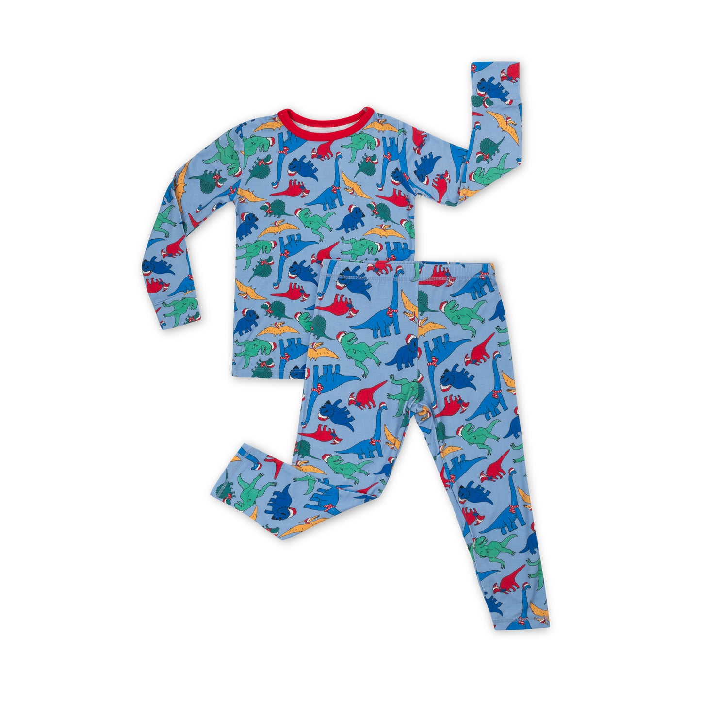 Festive Dinos Long Sleeve Jammies Set