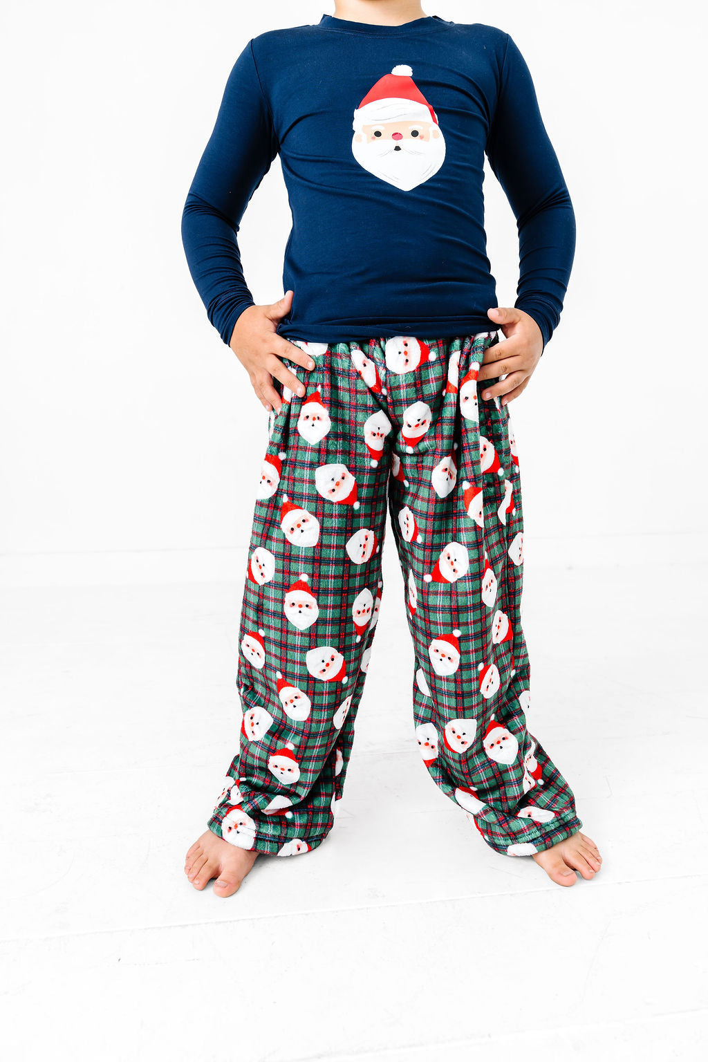 Plush Pants - Jolly Santas