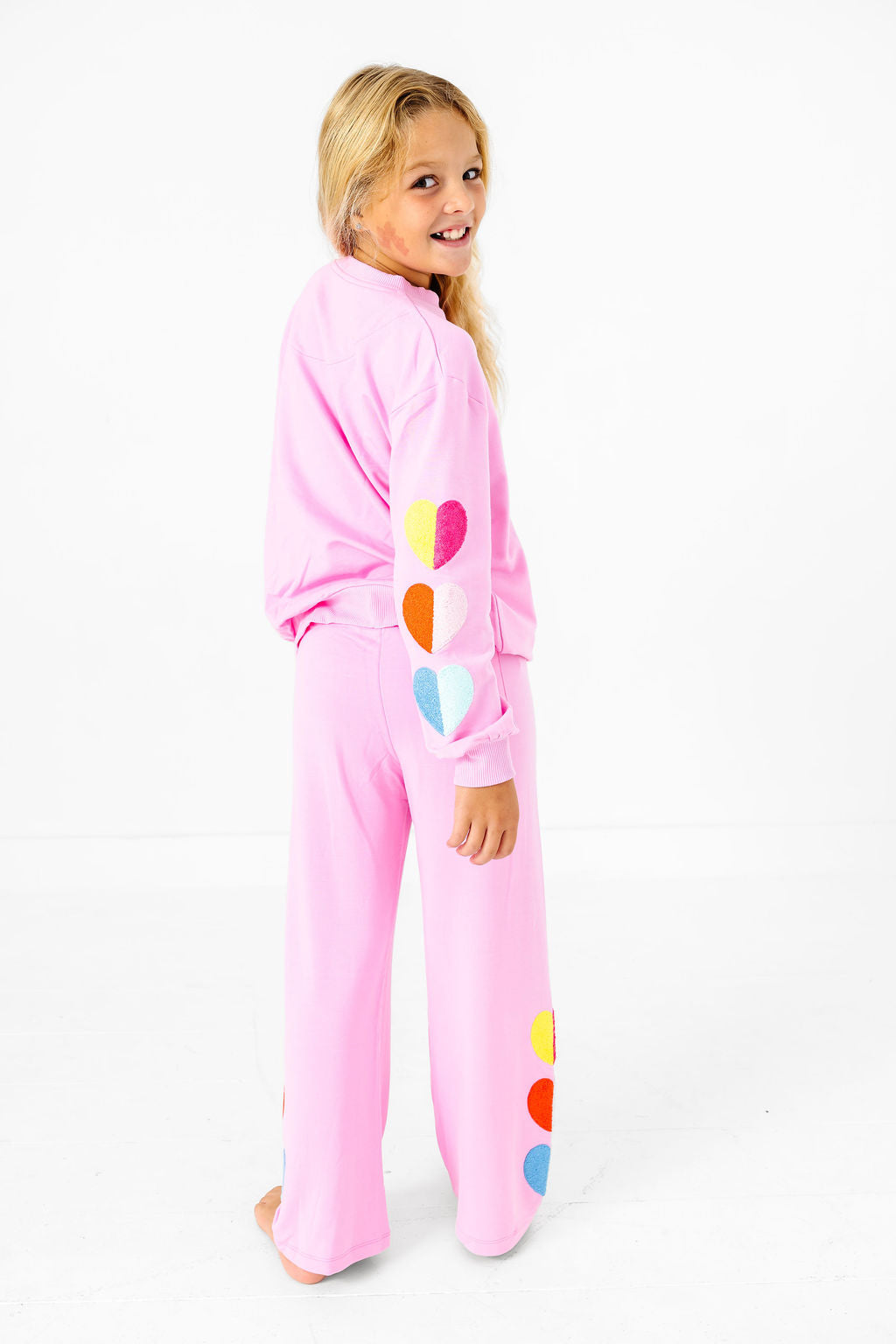 Two Tone Hearts Sweatsuit