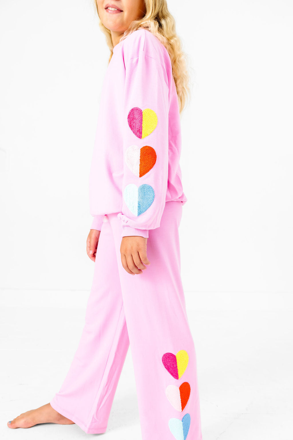 Two Tone Hearts Sweatsuit