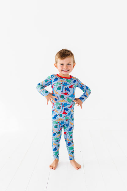 Festive Dinos Long Sleeve Jammies Set