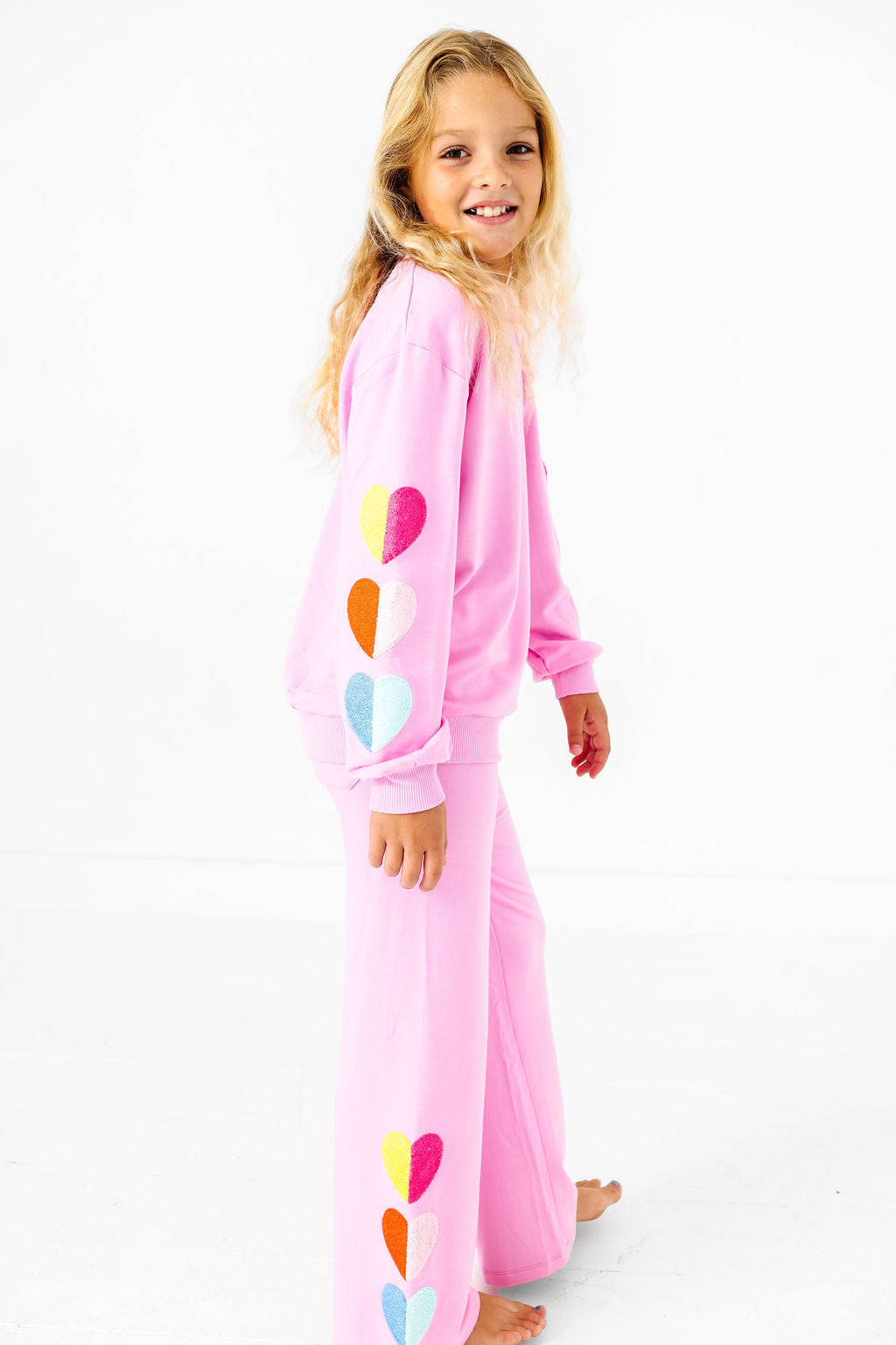 Two Tone Hearts Sweatsuit
