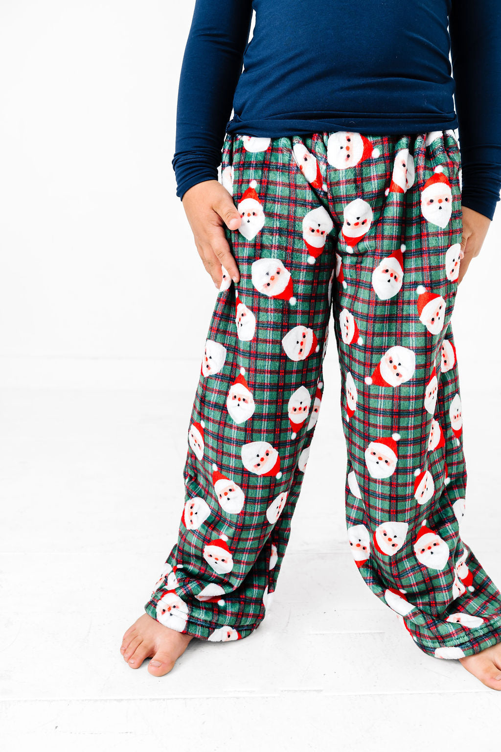 Plush Pants - Jolly Santas