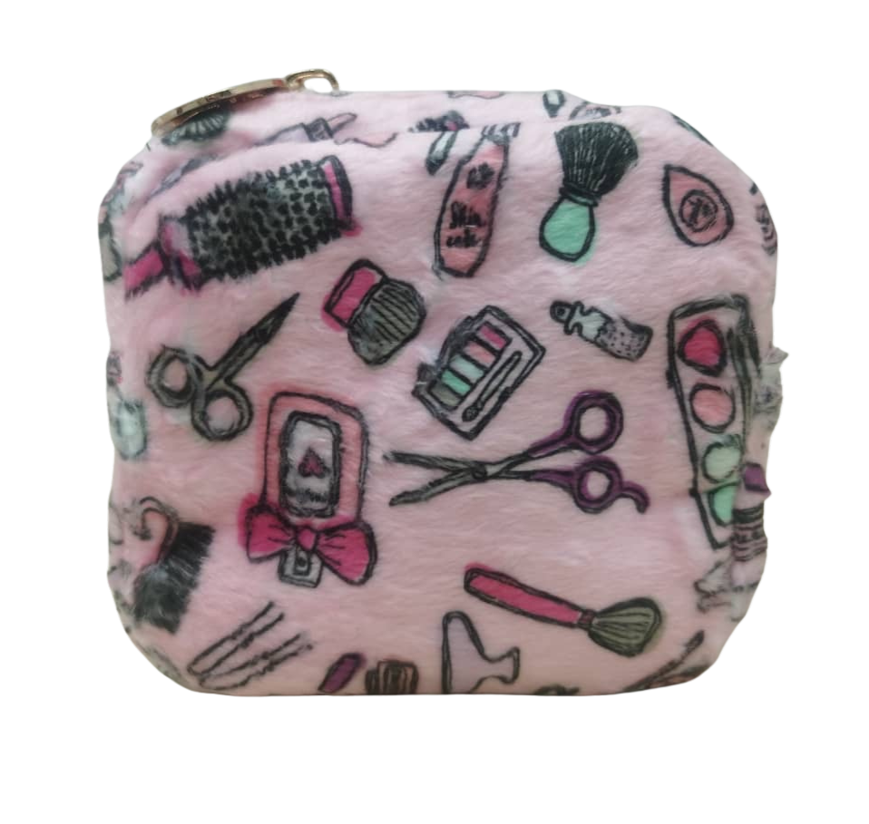 Small Plush Pouch - Makeup
