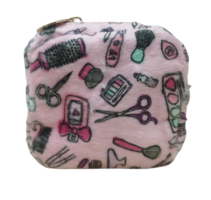 Small Plush Pouch - Makeup