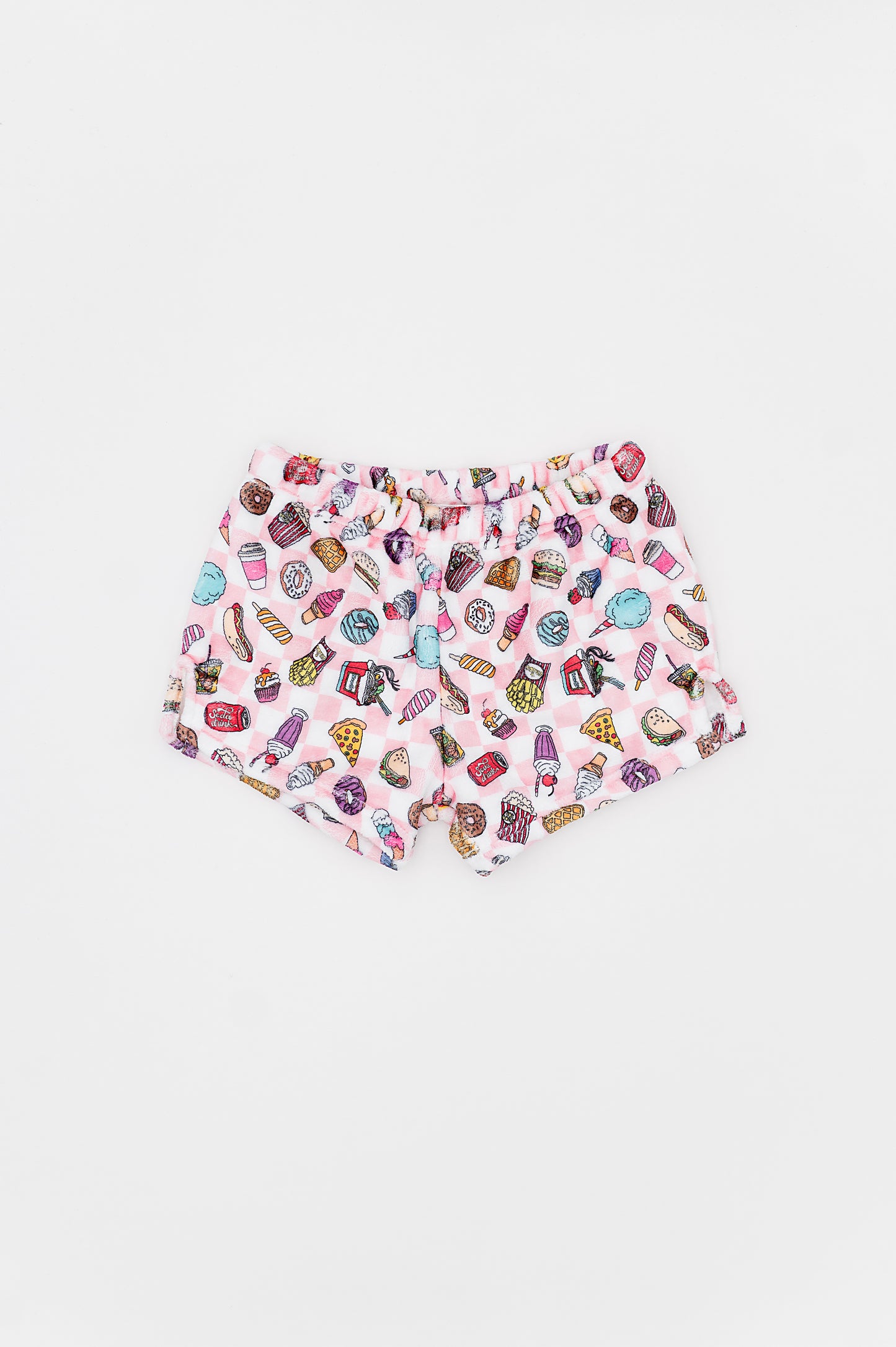 Plush Shorts - Foodie