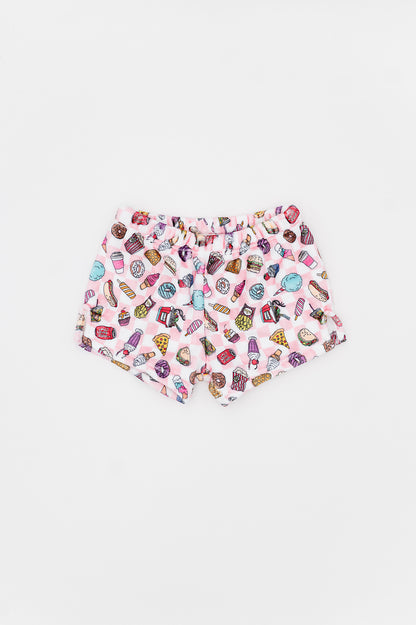 Plush Shorts - Foodie