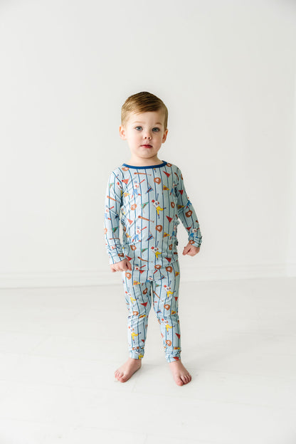 Batter Up Long Sleeve Jammies Set