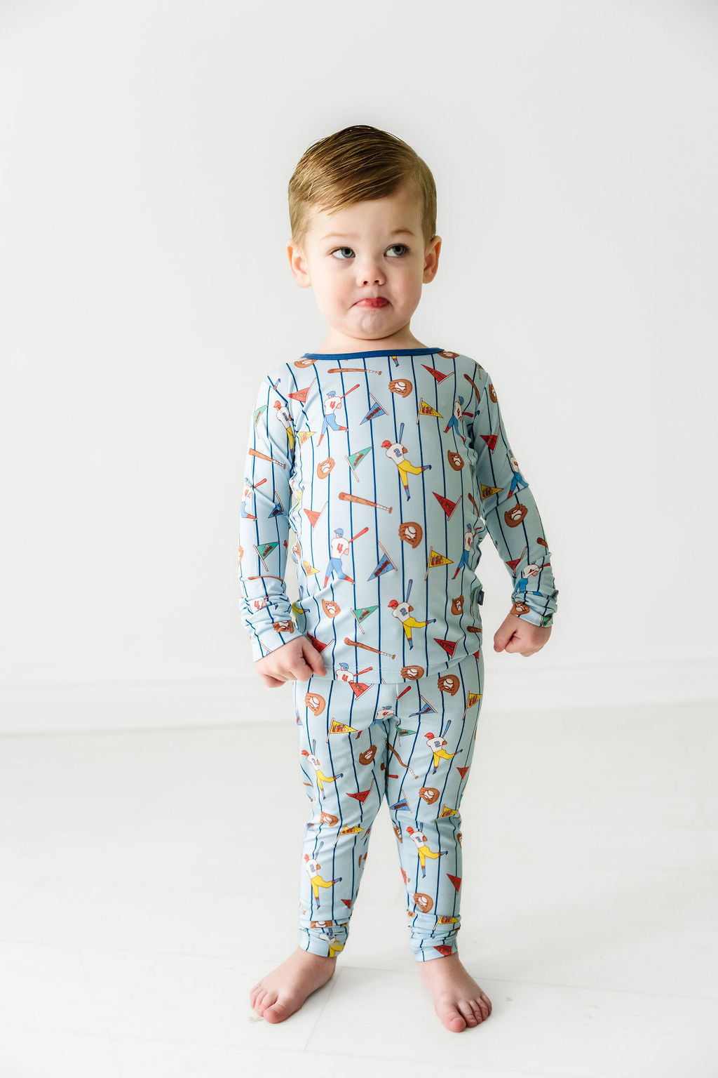 Batter Up Long Sleeve Jammies Set