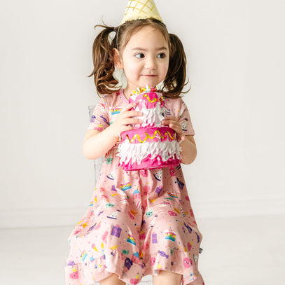 Birthday Sweets Twirl Dress with Ruffle