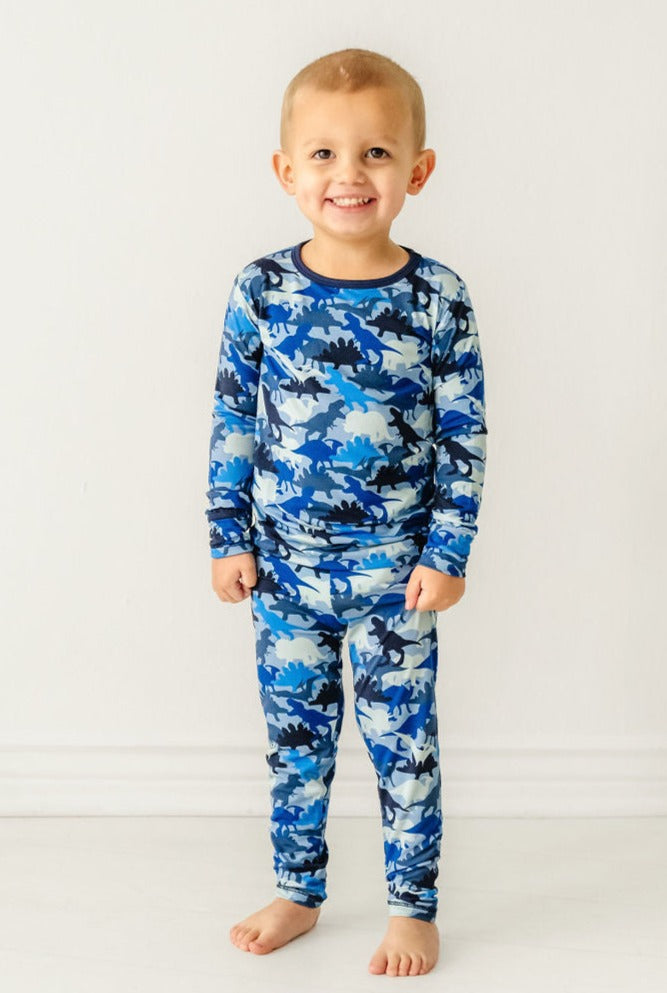 Camo Dino Long Sleeve Jammies Set