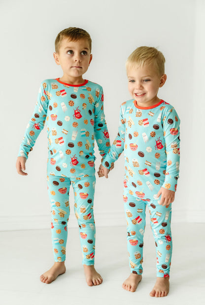 Milk & Cookies Long Sleeve Jammies Set