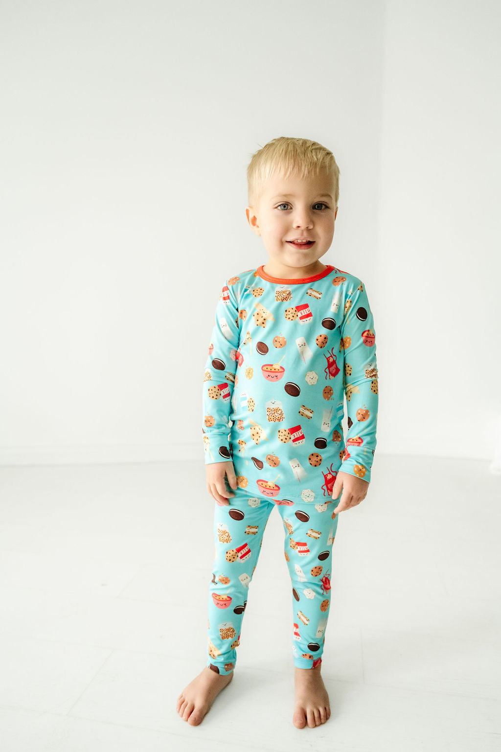 Milk & Cookies Long Sleeve Jammies Set