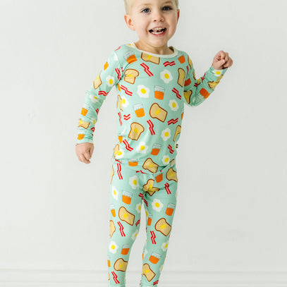 Breakfast Long Sleeve Jammies Set