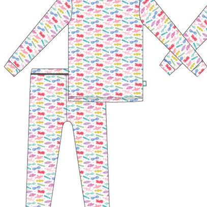 Barrettes Long Sleeve Jammies Set