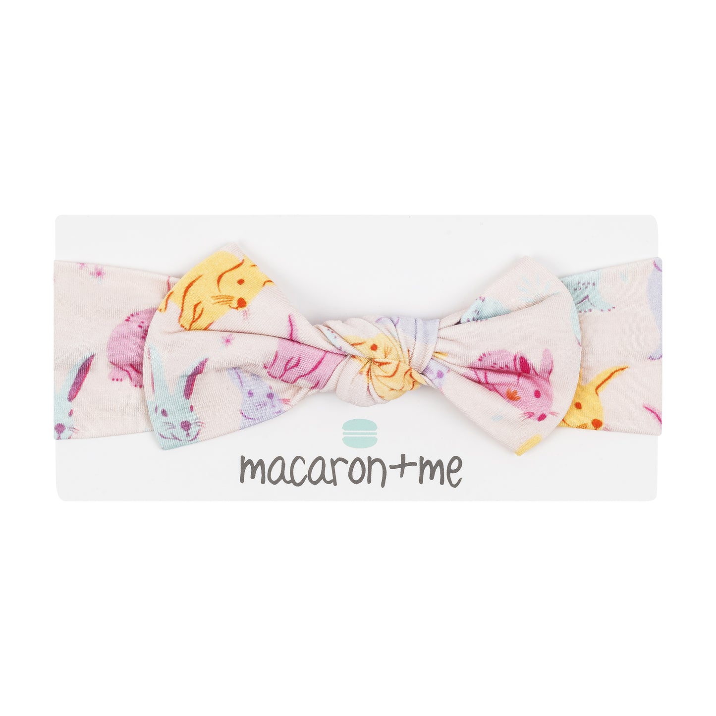 Easter Bunny Floral Bow Headband