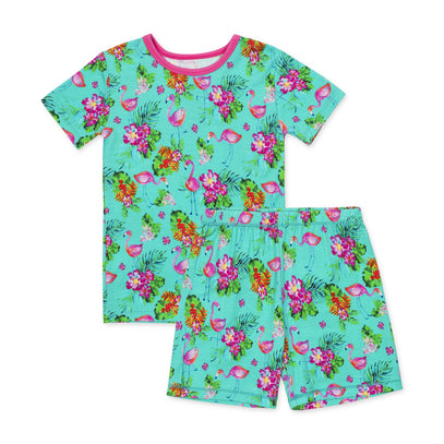 Flamingos Short Sleeve PJ's