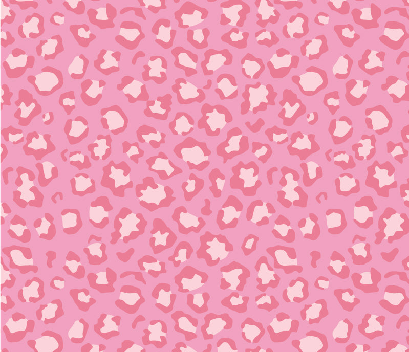 Plush Spa Wrap - Pink Leopard