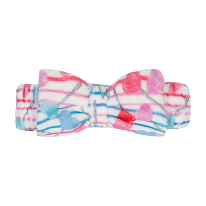 Plush Bow -Lollipop Hearts