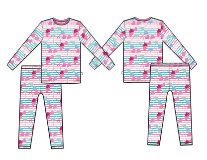 Lollipop Hearts Long Sleeve Jammies Set