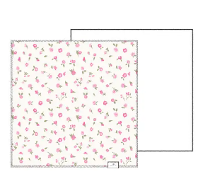 Rosebud Floral Swaddle Blanket