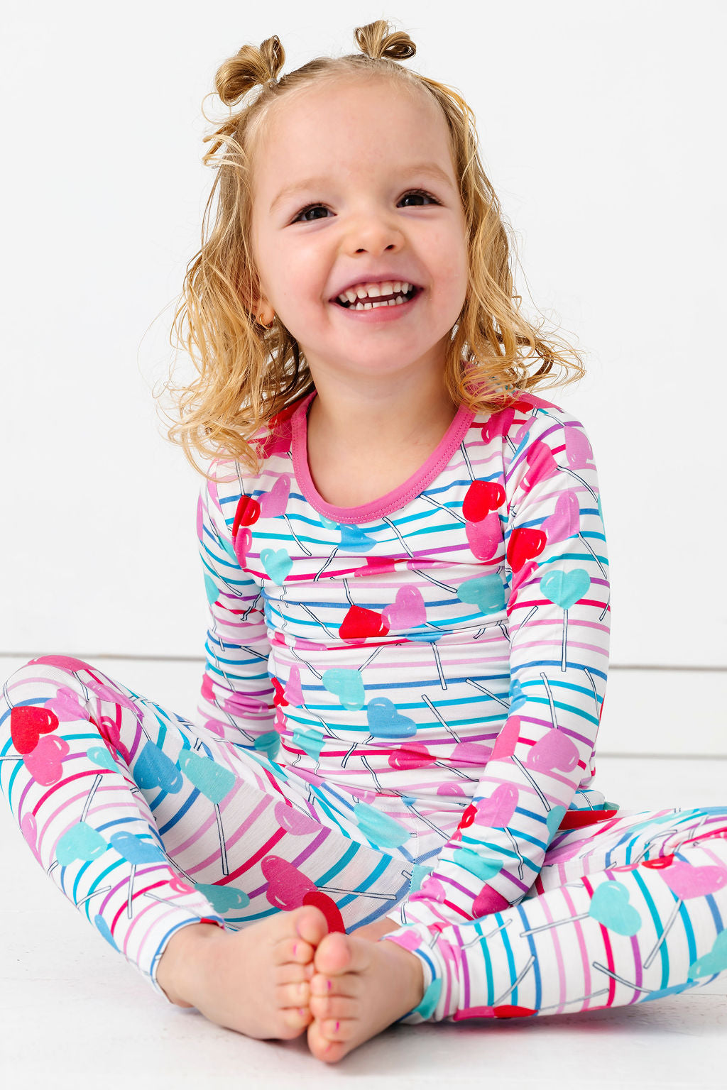Lollipop Hearts Long Sleeve Jammies Set