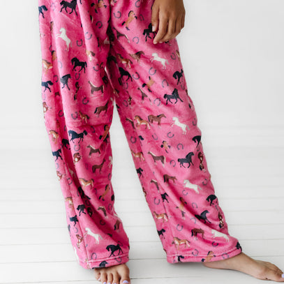 Plush Pants-Western Pink