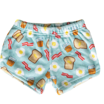 Plush Shorts-Breakfast