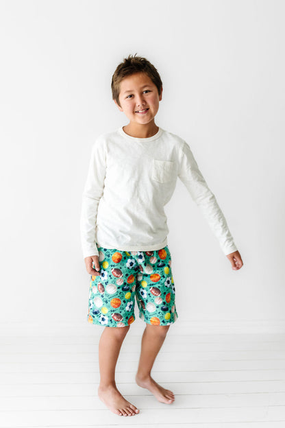 Plush Boy Shorts-Sports